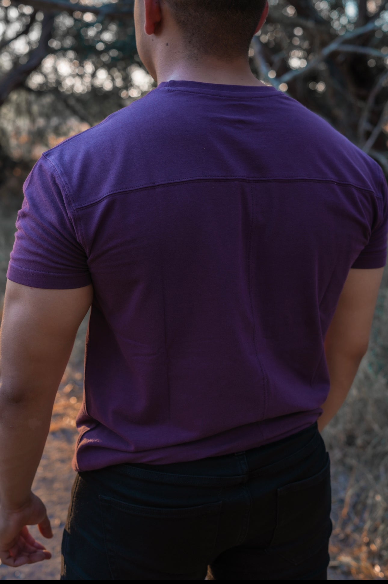 Purple Fitted Tee