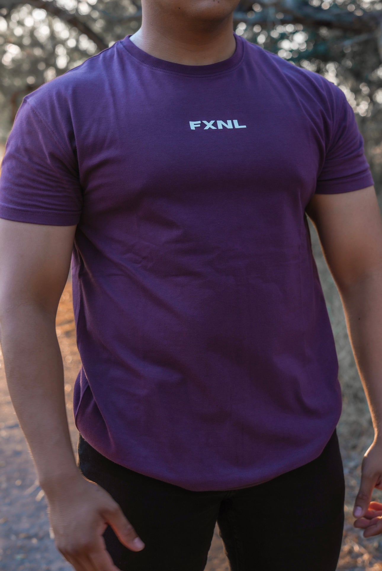 Purple Fitted Tee