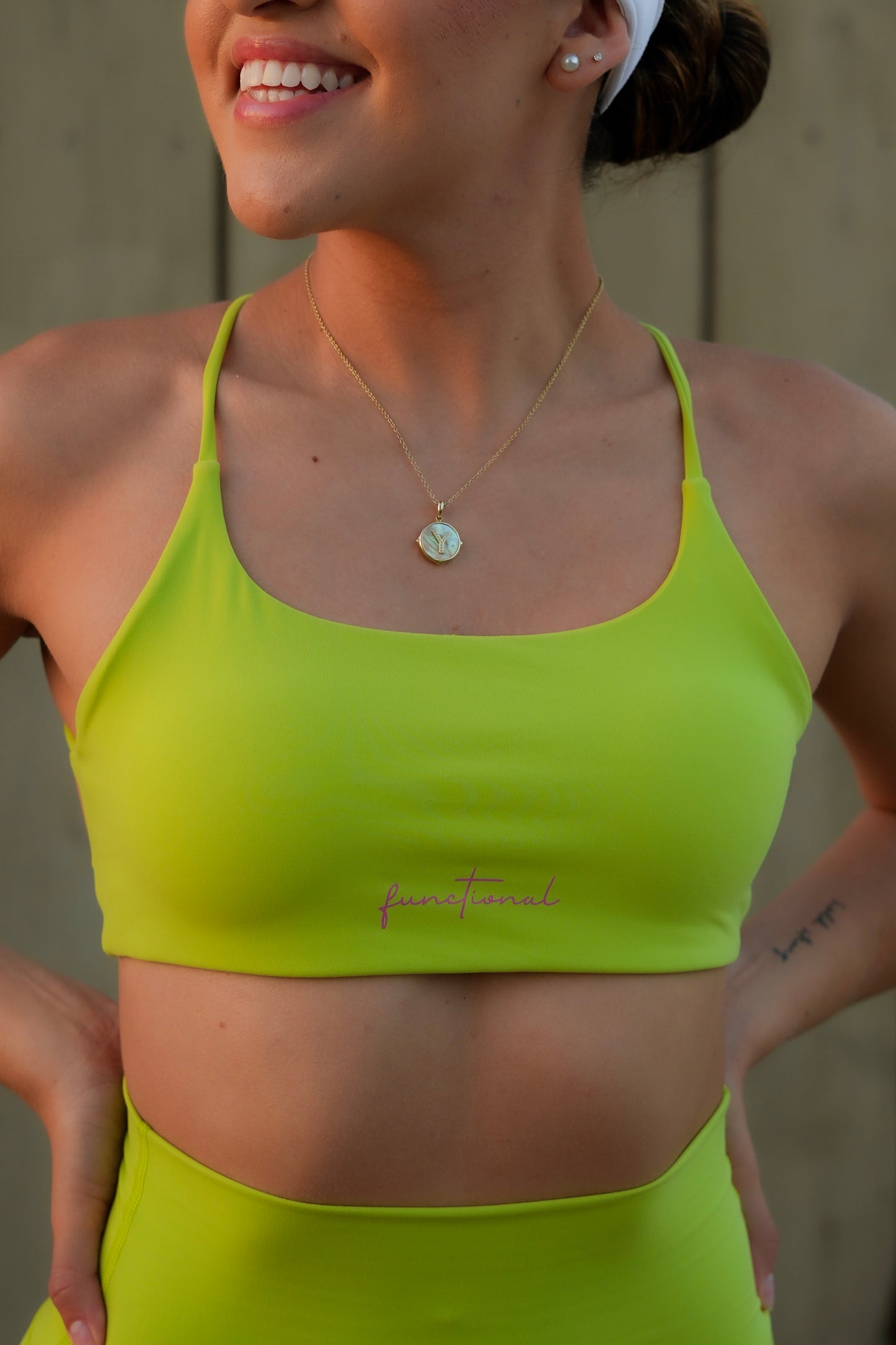 Radiant Green Sports Bra