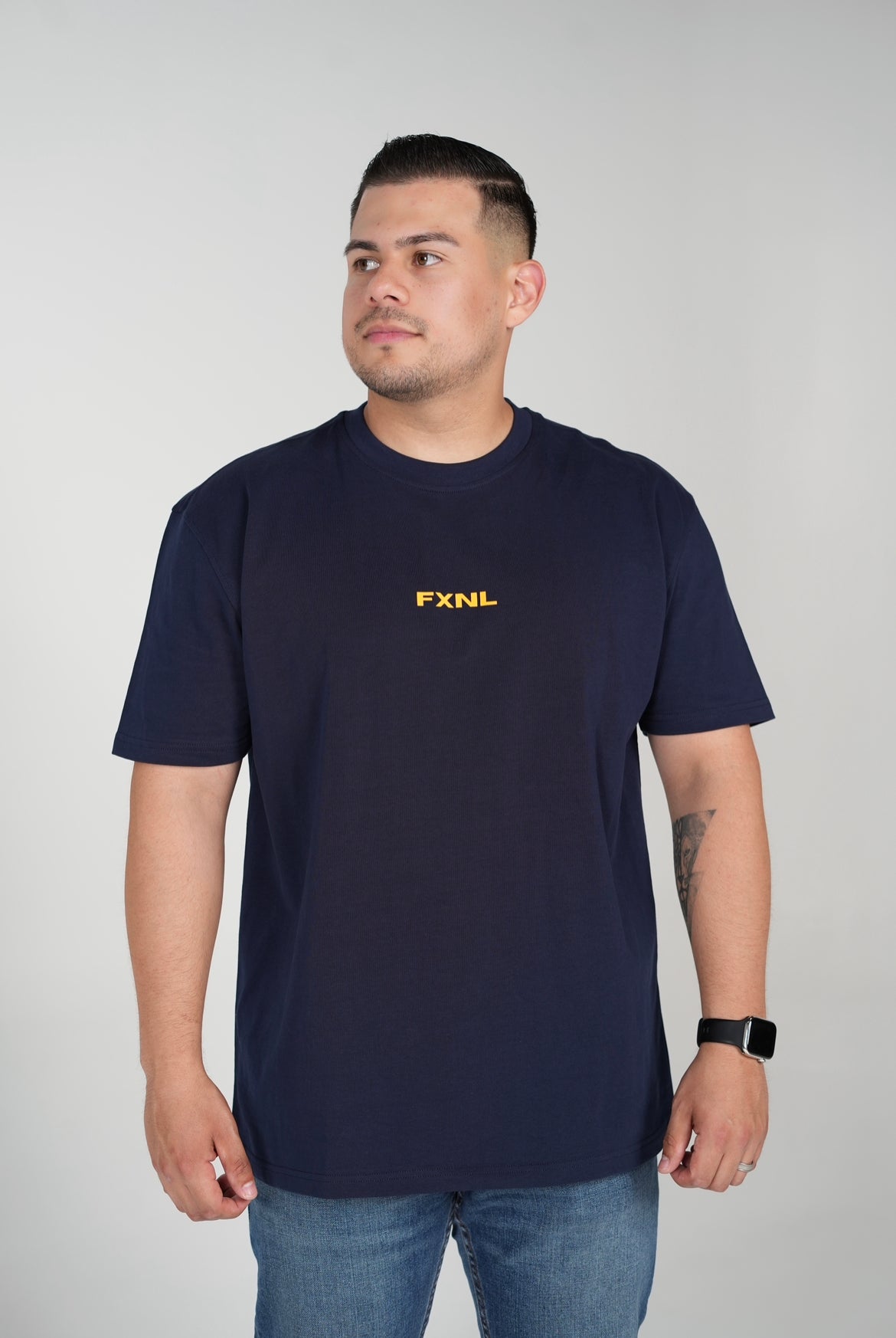 Navy Blue New Era Tee